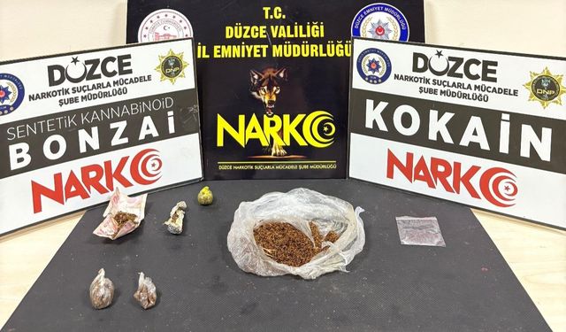 Düzce'de uyuşturucu operasyonu: 3 şüpheli adliyeye sevk edildi
