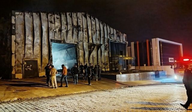 Ekmek fabrikasında korkutan yangın