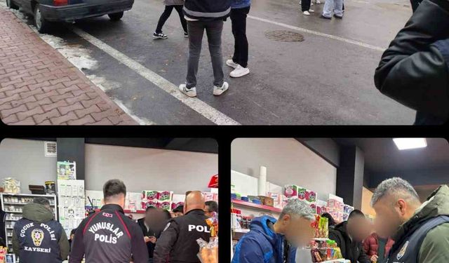 Kayseri'de okul çevresinde 642 şahıs sorgulandı