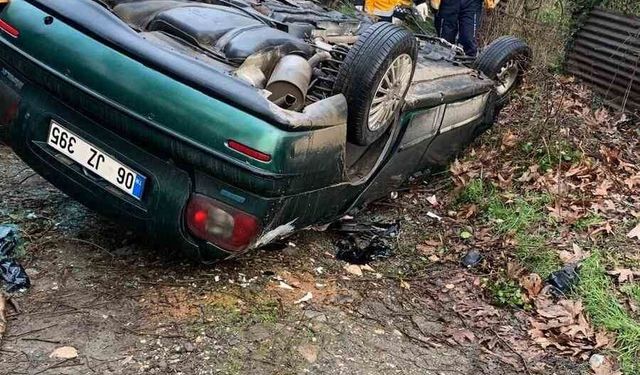 Kontrolden çıkan otomobil takla attı: 1 ölü