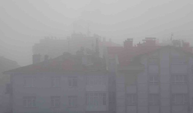 Konya'da yoğun sis etkili oluyor