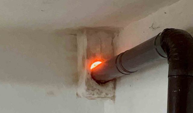 Sinop'ta baca yangını