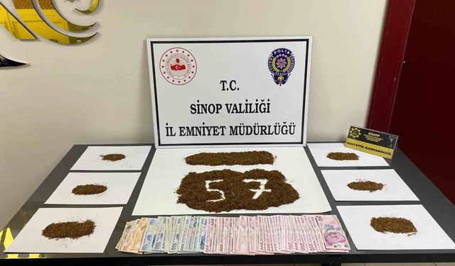 Sinop'ta narkotik operasyonları: 3 tutuklama