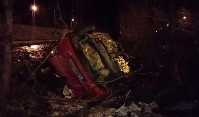 Sinop'ta takla atan otomobilin sürücüsü hayatını kaybetti