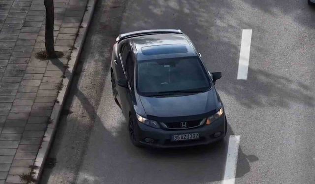Trafik denetiminden kaçmak isteyen sürücü dronla tespit edildi: Para cezası uygulandı