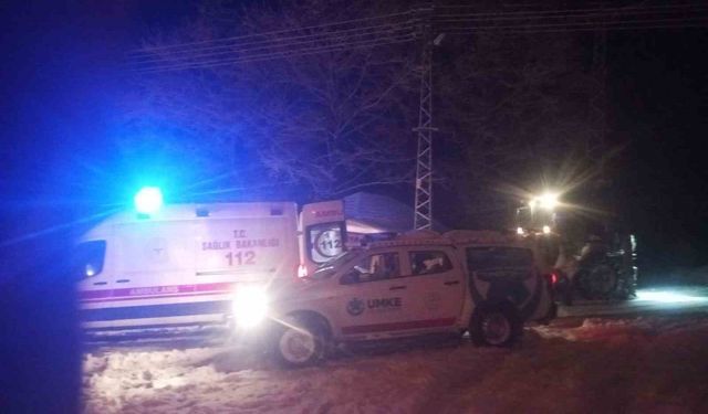 UMKE ekipleri yatalak hastaya 4 saatte ulaşabildi