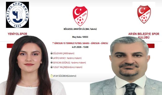 Tokatlı İsimler BAL Maçında Görev Alacak