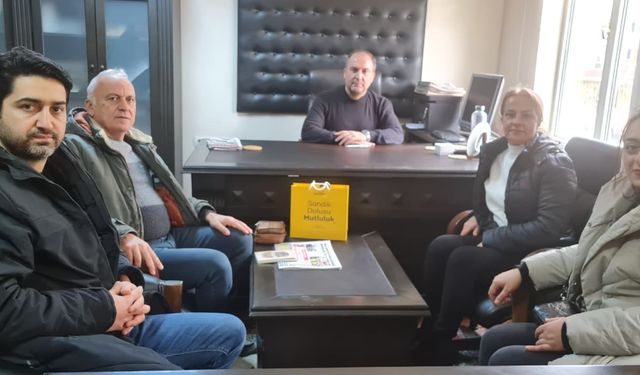 Sendika Temsilcilerinden, Çalışan Gazeteciler Günü’nde Hürsöz Gazetesi’ne Ziyaret