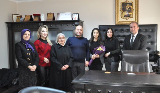 Çalışan Gazeteciler Günü'nde Hacer Doğan'dan Nezaket Ziyareti