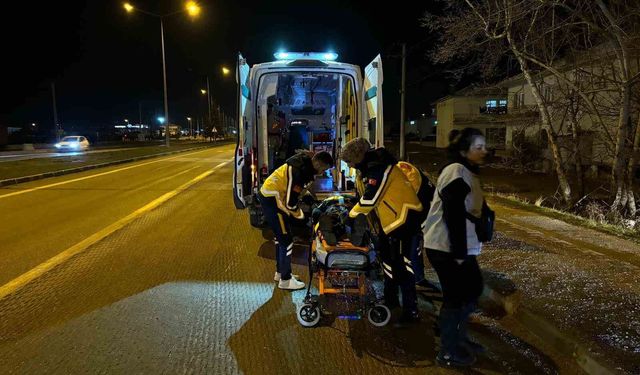 Ereğli'de motosiklet kazası: 1 yaralı