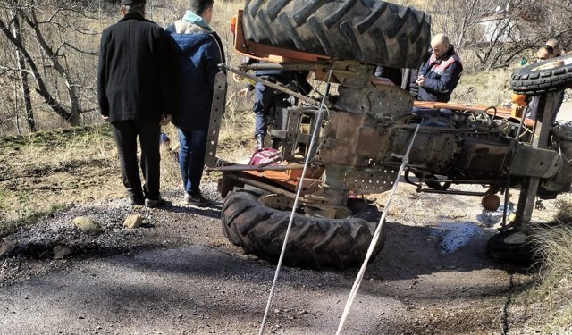 Karaman'da traktör kazası: 1 ölü, 1 yaralı