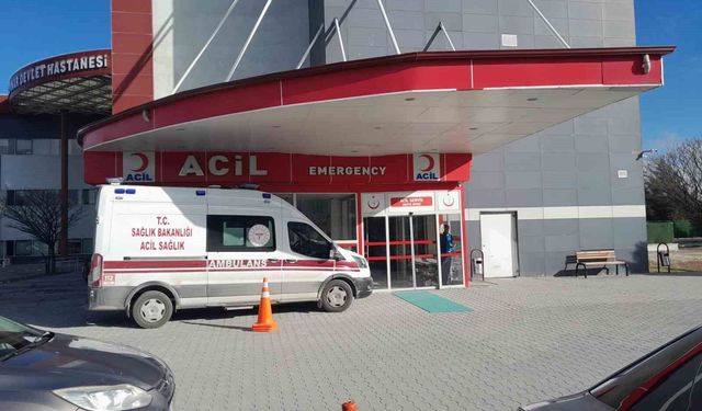 Karapınar'da otomobil kamyonete çarptı: 1 yaralı