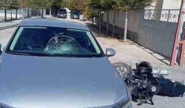 Karapınar'da otomobille motosiklet çarpıştı: 1 yaralı