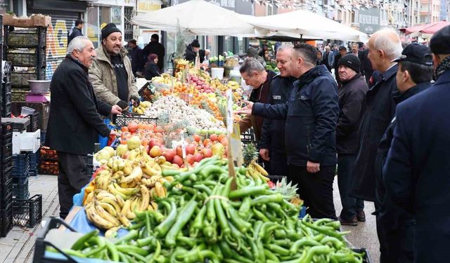 Kırıkkale'de pazarlarda fiyat ve tartı denetimi