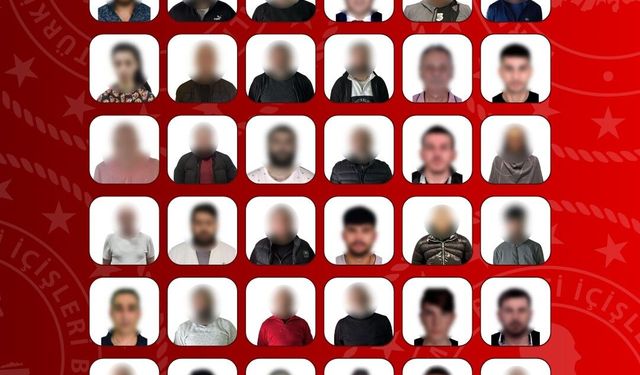 Kırmızı bültenle aranan 23 suçlu ve ulusal seviyede aranan 18 suçlu Türkiye'ye getirildi