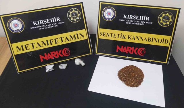 Kırşehir'de uyuşturucu madde operasyonu: 1 tutuklama