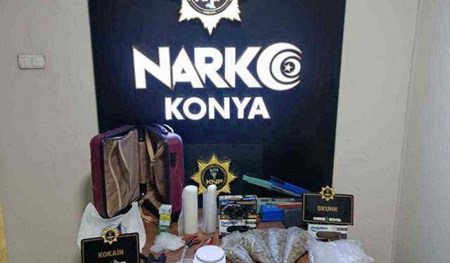 Konya'da 1 ayda 187 uyuşturucu taciri tutuklandı
