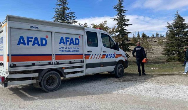 Konya'da kaçak kazı alanı bulundu
