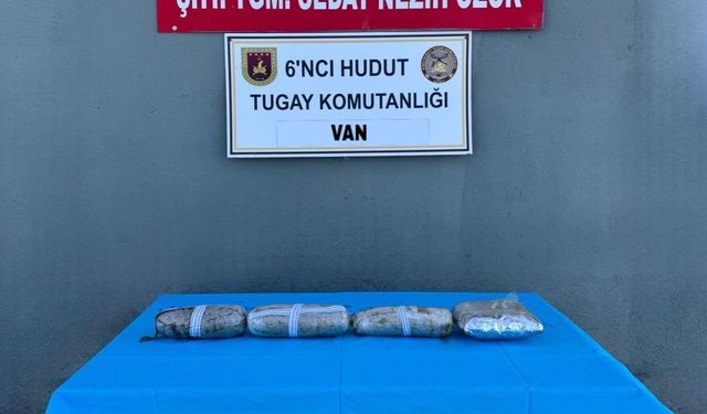 MSB, Van'da yürütülen operasyonlarda 5 kilogram uyuşturucu madde ele geçirildiğini duyurdu