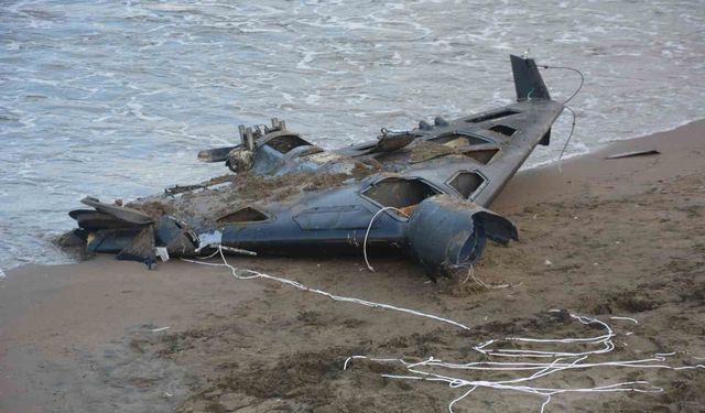 Ordu'da sahile vuran insansız hava aracı parçası, İran yapımı kamikaze çıktı