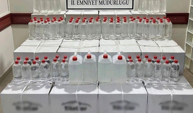 Sinop'ta 1080 litre etil alkol ele geçirildi: 1 gözaltı