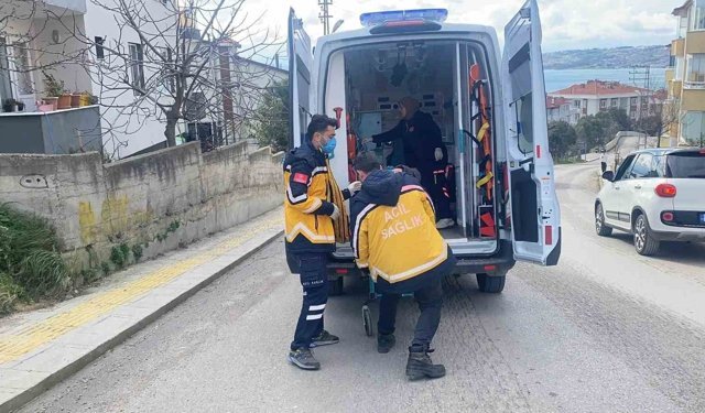 Sinop'ta motosiklet kazası: 1 yaralı