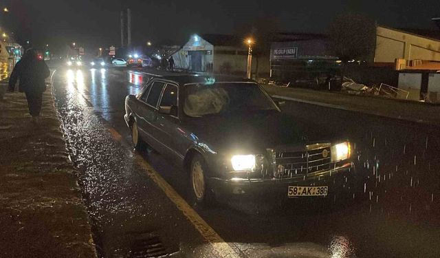 Sivas'ta otomobilin çarptığı yaya ağır yaralandı