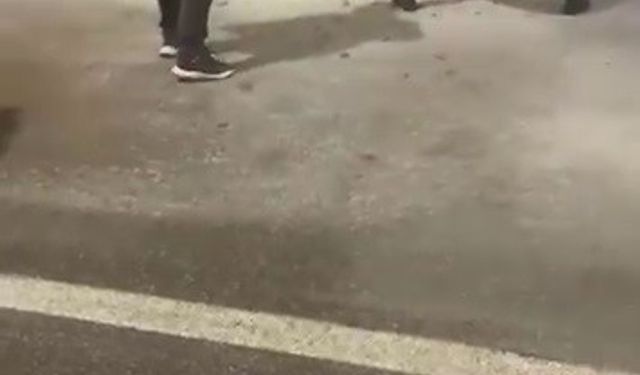 Sivas'ta seyir halindeki taksi alevlere teslim oldu