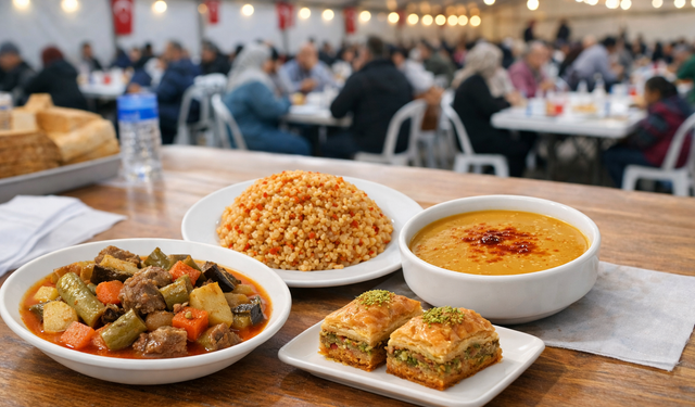Tokat Belediyesi'nin Ramazan İftar Çadırı'nda Bugünkü Menüde Hangi Yemekler Var?