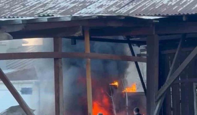 Çöp konteynerlerinde çıkan yangın korkuttu