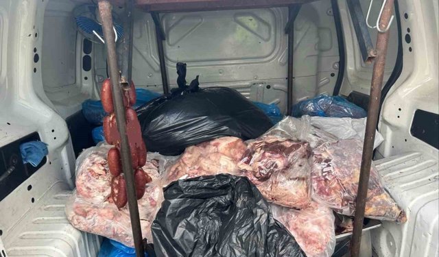 Kırşehir'de 340 kilogram bozulmuş et ele geçirildi