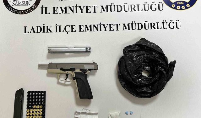 Ladik'te uyuşturucu operasyonu