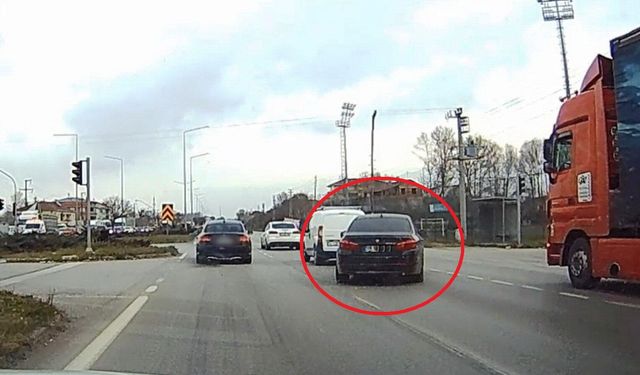 Trafikte tehlikeli hareketler