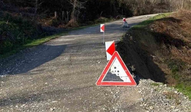 Türkeli'de heyelan