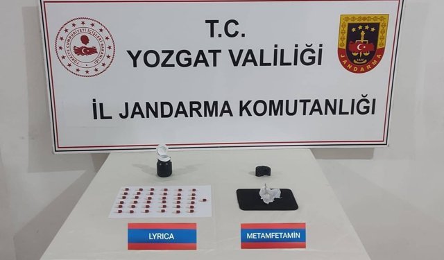 Yozgat'ta sentetik ecza hap ve metamfetamin ele geçirildi