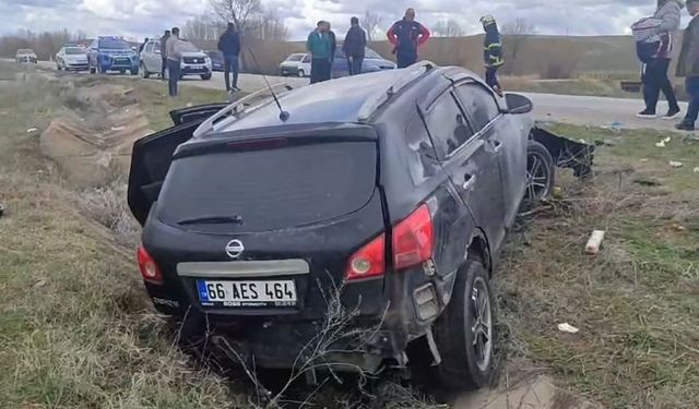 Yozgat'ta trafik kazası: 3 yaralı