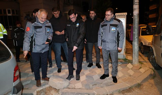 Başkan Yazıcıoğlu'ndan Esentepe Mahallesi'ne Gece Mesaisi