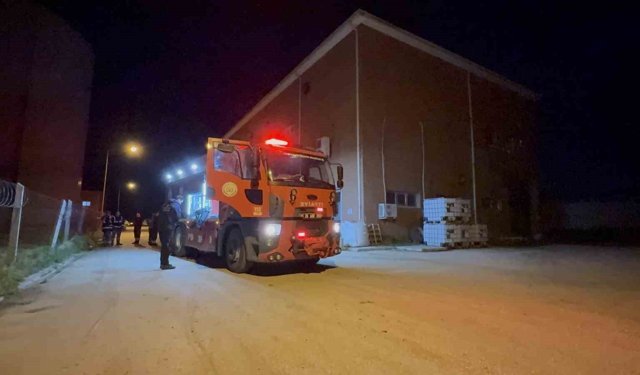 Eskişehir'de su arıtma tesisinde korkutan yangın