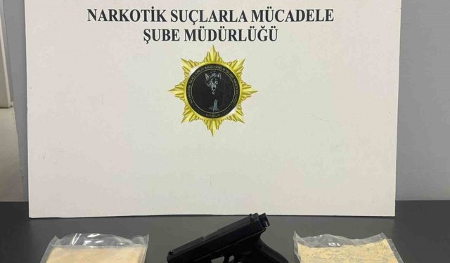 Samsun'da 1 kilo bonzai hammaddesi ele geçirildi