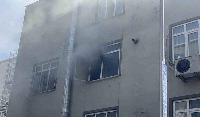 Sinop'ta mutfak yangını