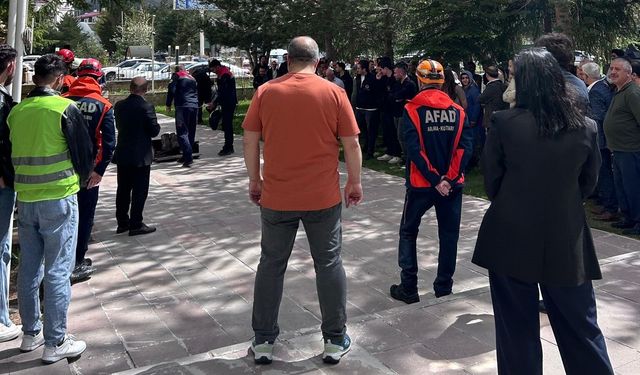 Adliyede iş sağlığı ve güvenliği tatbikatı yapıldı