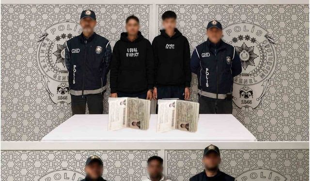 Bayburt'ta 5 düzensiz göçmen yakalandı