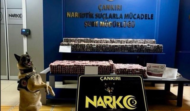 Çankırı'da uyuşturucu operasyonu: 85 bin adet hap ele geçirildi