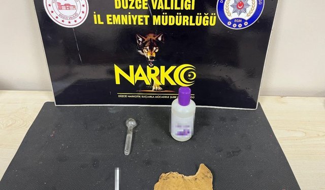 Düzce'de uyuşturucu operasyonu: 1 tutuklama