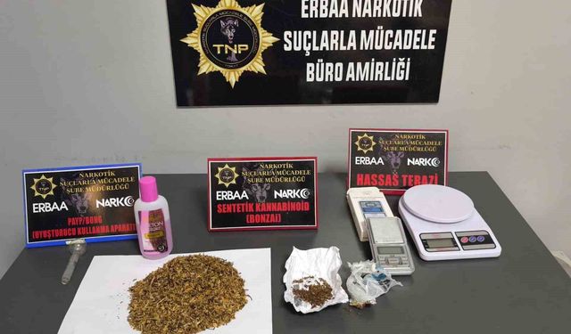 Erbaa'da uyuşturucu operasyonu: 3 gözaltı