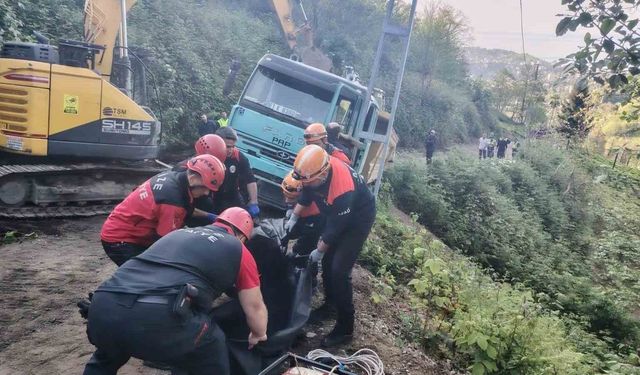 Rize'de kamyon kazası: 1 ölü