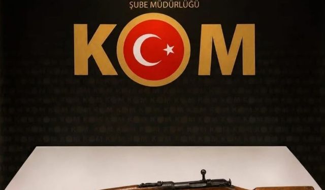 Bayburt'ta ruhsatsız tüfek ve mühimmat ele geçirildi