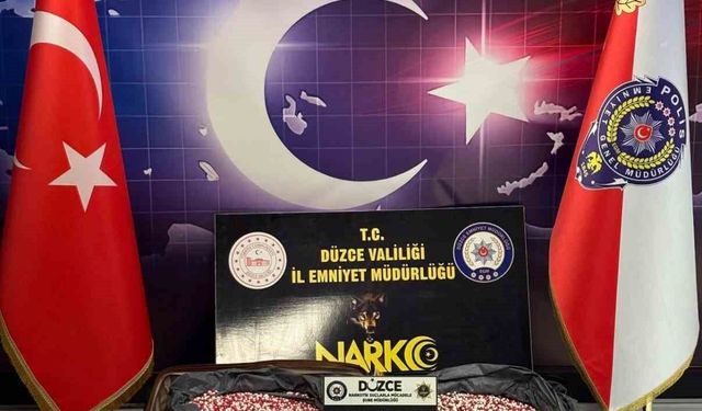 İstanbul'dan Samsun'a uyuşturucu sevkiyatına Düzce polisi 'Dur' dedi
