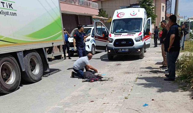 Kamyonun çarptığı yaşlı kadın ağır yaralandı