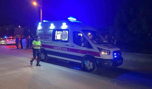 Karaman'da otomobille çarpışan elektrikli bisikletin sürücüsü yaralandı